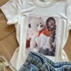 fernandaramoskids com br Blusa Infantil Feminina Manga Curta Malha Branca Urso1