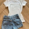 fernandaramoskids com br Blusa Infantil Feminina Manga Curta Malha Branca Panda2