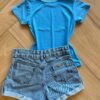 fernandaramoskids com br Blusa Infantil Feminina Manga Curta Malha Capivara Azul2