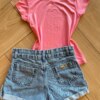 fernandaramoskids com br Blusa Infantil Feminina Manga Curta Malha Capy ccino Rosa2