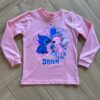 Blusa Manga Longa Infantil Feminina Lilo&Stitch Rosa Fernanda Ramos Kids