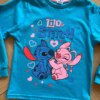 fernandaramoskids com br Blusa Manga Longa Infantil Feminina Lilo&Stitch Azul1