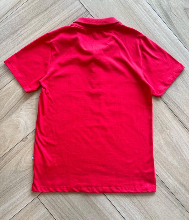 fernandaramoskids com br Camisa Polo Infantil Masculina Básica Vermelha2