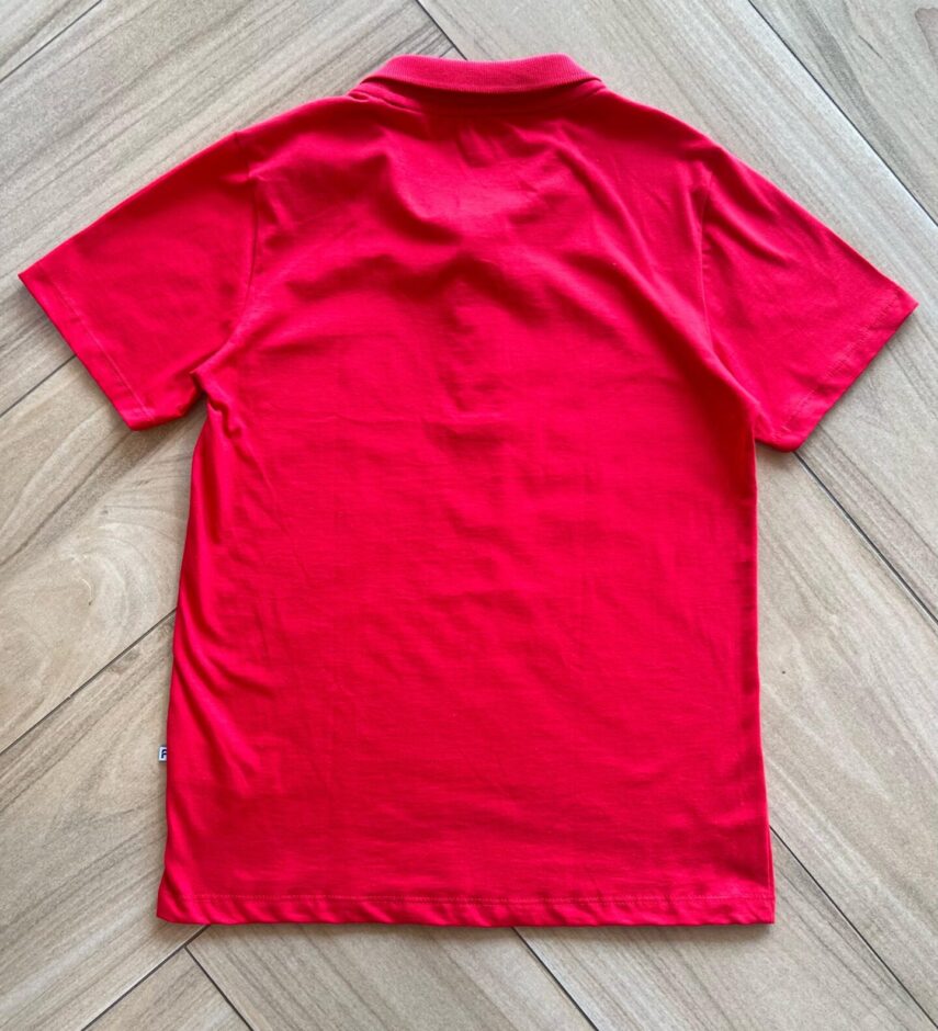fernandaramoskids com br Camisa Polo Infantil Masculina Básica Vermelha2