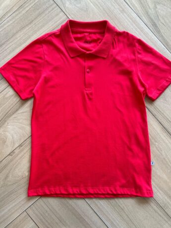 Camisa Polo Infantil Masculina Básica Vermelha Fernanda Ramos Kids