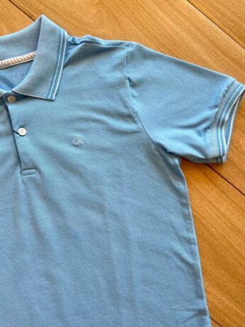 fernandaramoskids com br Camisa Polo Infantil Masculina Casual Slim Azul 00891