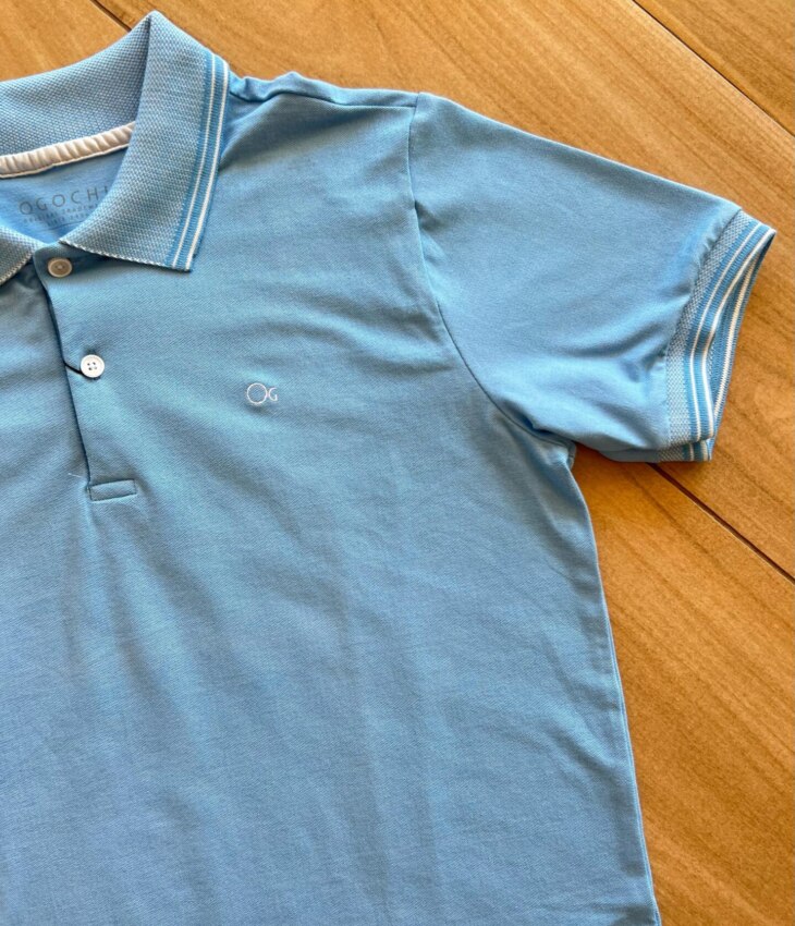 fernandaramoskids com br Camisa Polo Infantil Masculina Casual Slim Azul 00891