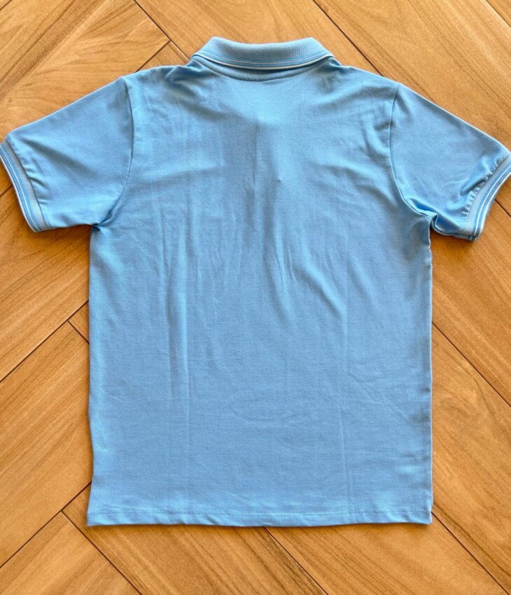 fernandaramoskids com br Camisa Polo Infantil Masculina Casual Slim Azul 00892