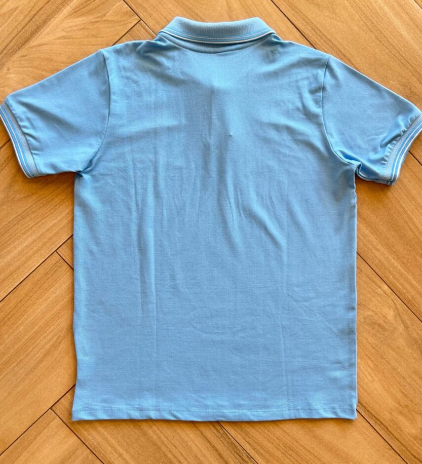 fernandaramoskids com br Camisa Polo Infantil Masculina Casual Slim Azul 00892