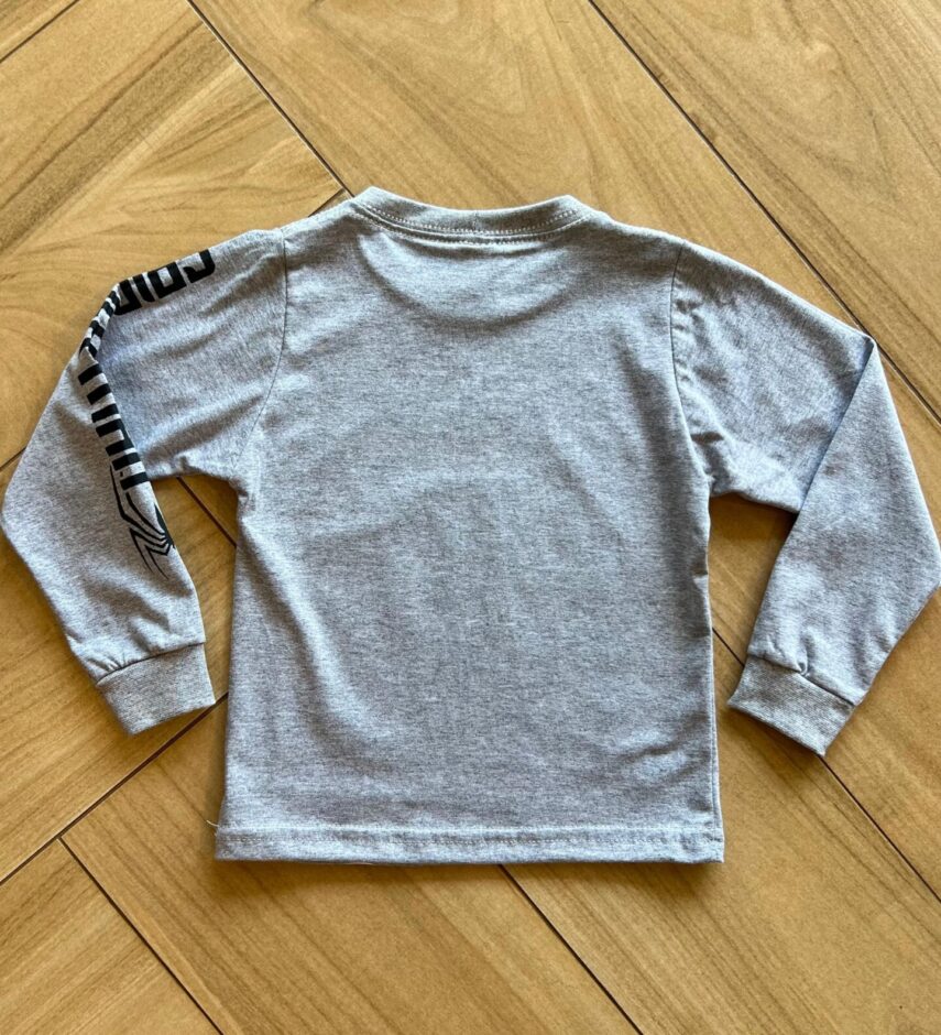 fernandaramoskids com br Camiseta Infantil Masculina Manga Longa Homem Aranha Cinza2