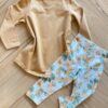 fernandaramoskids com br Conjunto Infantil Feminino Blusa Manga Longa Caqui e Legging2
