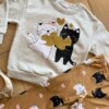 fernandaramoskids com br Conjunto Infantil Feminino Blusa Moletom e Legging Estampada1