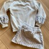 fernandaramoskids com br Conjunto Infantil Feminino Blusa Manga Longa e Short Saia Pelúcia2