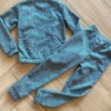 fernandaramoskids com br Conjunto Infantil Feminino Tricot Blusa Manga Longa e Calça Verde2