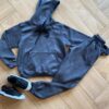Conjunto Infantil Masculino Blusa com Bolso e Calça Jogger Cinza Fernanda Ramos Kids