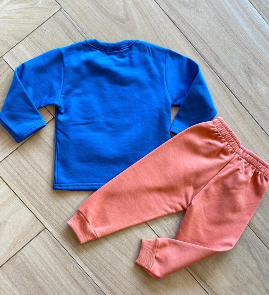 fernandaramoskids com br Conjunto Infantil Masculino Blusa Monster DJ e Calça TerraCota2