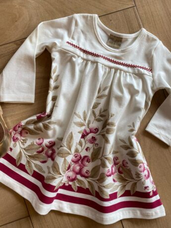 fernandaramoskids com br Vestido Infantil Feminino Estampado Manga Longa Rodado com Strass1