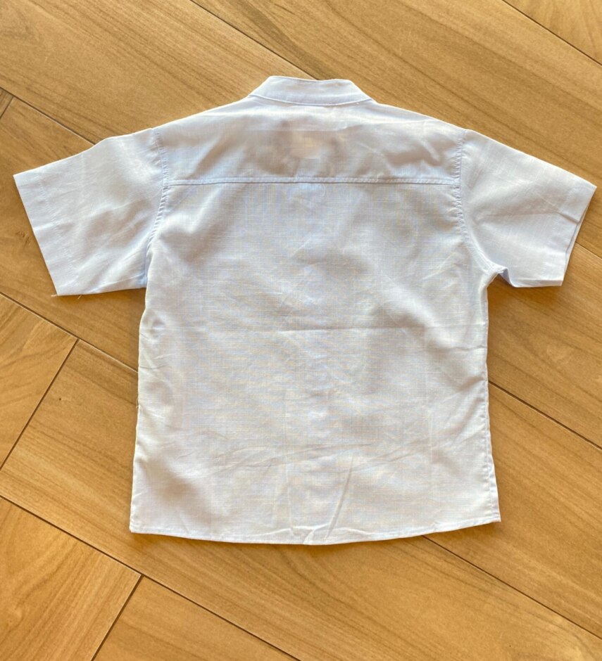 fernandaramosstore com br Camisa Infantil Masculina Casual Bata Azul Bebê2