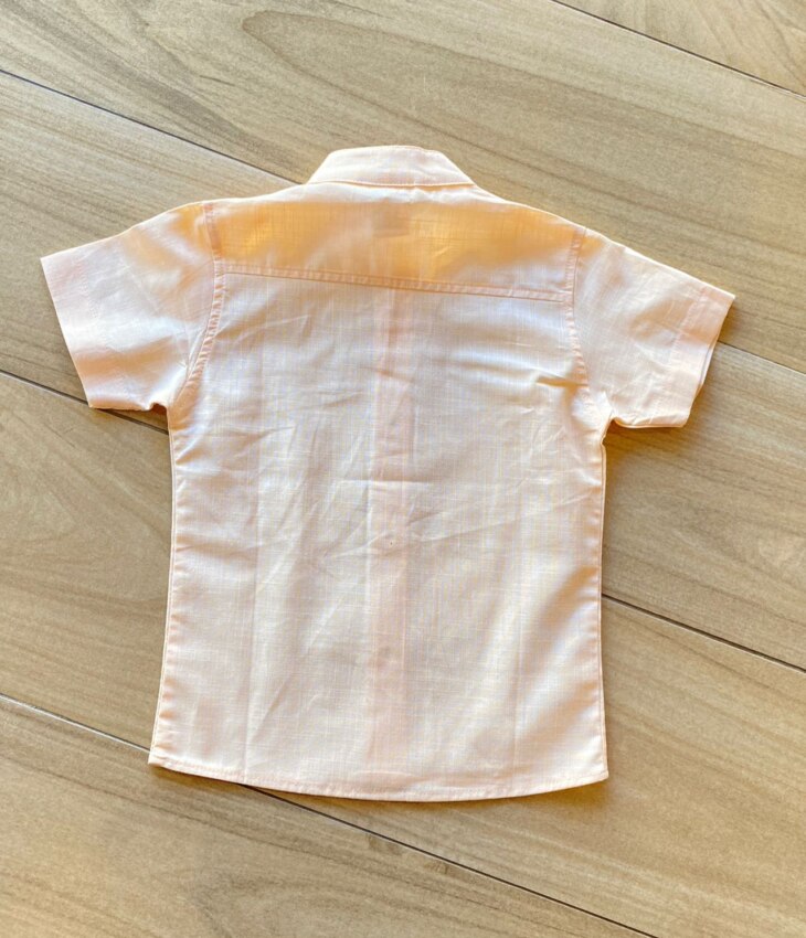 fernandaramosstore com br Camisa Infantil Masculina Casual Bata Coral2