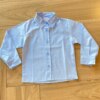 Camisa Infantil Masculina Manga Longa Social Azul Claro Fernanda Ramos Kids