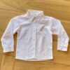 Camisa Infantil Masculina Manga Longa Social Branca Fernanda Ramos Kids