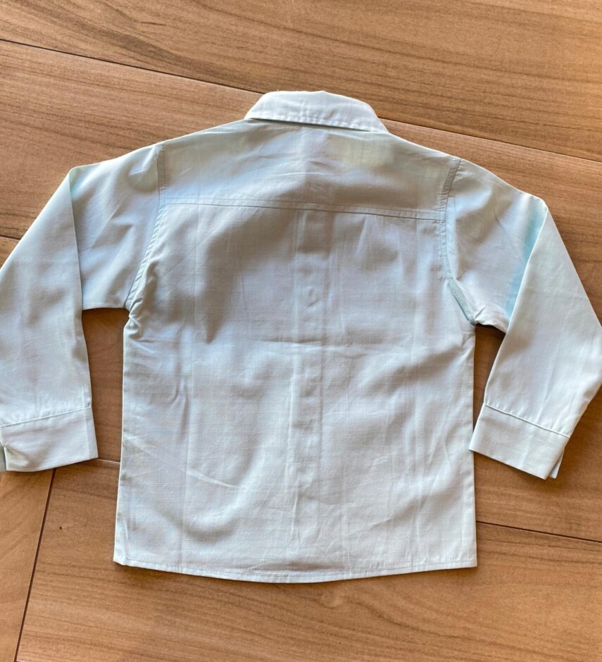 fernandaramosstore com br Camisa Infantil Masculina Manga Longa Social Verde Claro2