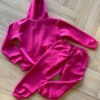 Conjunto Infantil Feminino Moletom Jaqueta e Calça Lilo&Stitch Pink Fernanda Ramos Kids