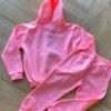 Conjunto Infantil Feminino Moletom Jaqueta e Calça Lilo&Stitch Rosa Fernanda Ramos Kids