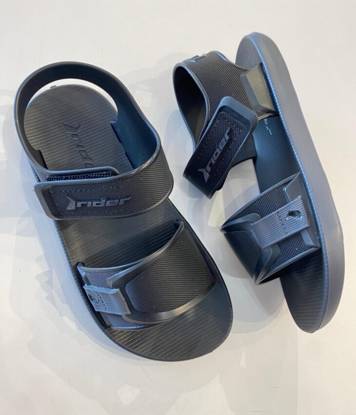 Sandália Infantil Masculina Azul Marinho Detalhes e Texturizada Fernanda Ramos Kids