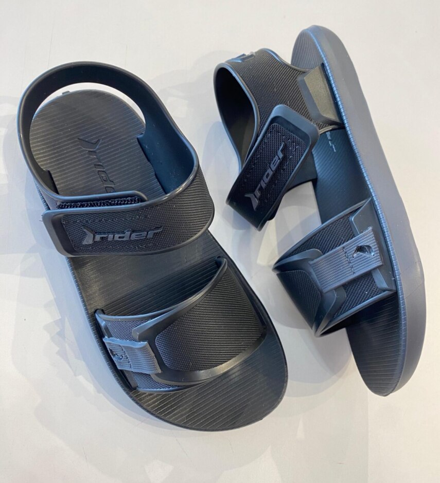 Sandália Infantil Masculina Azul Marinho Detalhes e Texturizada Fernanda Ramos Kids