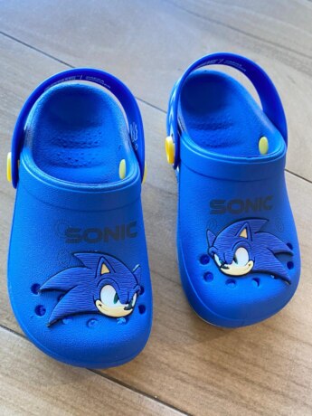 Babuche Infantil Masculino Azul com Detalhes Fernanda Ramos Kids