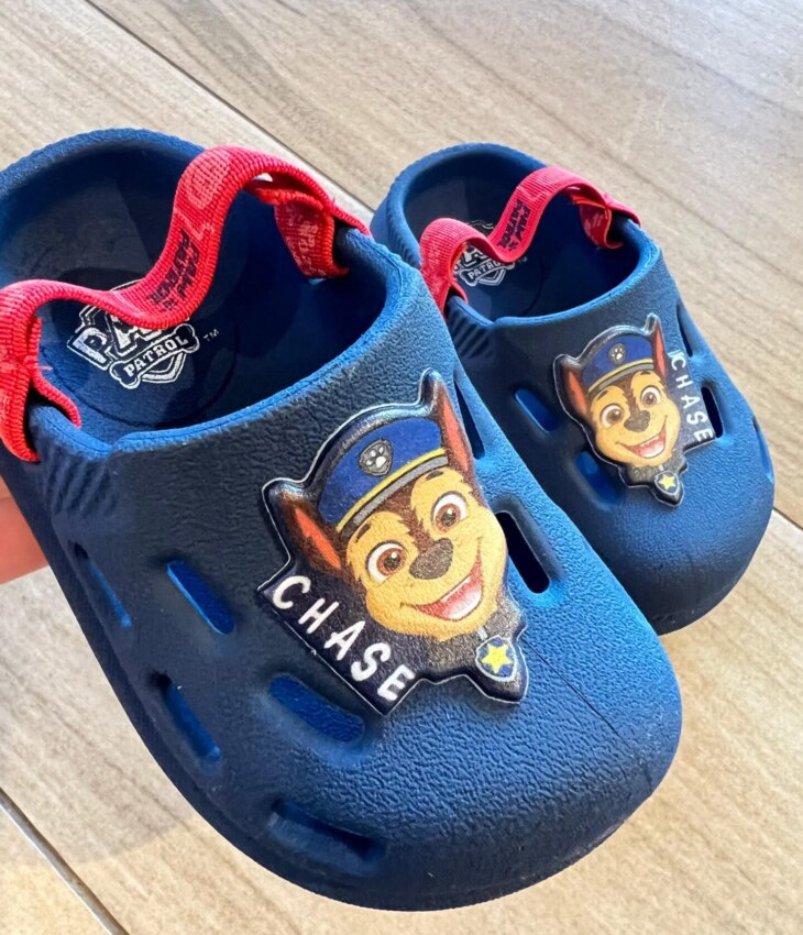 Babuche Infantil Masculino Azul Escuro Chase Fernanda Ramos Kids