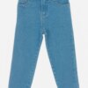 Calça Feminina Jeans Claro Mom com Strass Fernanda Ramos Kids
