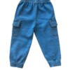 Calça Feminina Jeans Jogger com Amarração 35283 Fernanda Ramos Kids