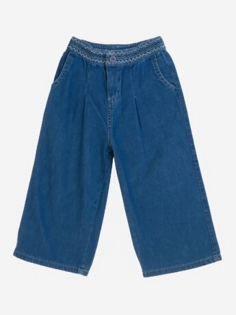 Calça Feminina Jeans Médio Wide Leg Oversize Fernanda Ramos Kids