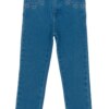 Calça Feminina Jeans Mom Coração em Strass 35425 P Fernanda Ramos Kids