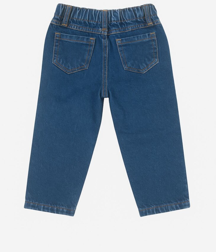 Calça Feminina Jeans Mom Dogs+Cats 35362 P Fernanda Ramos Kids