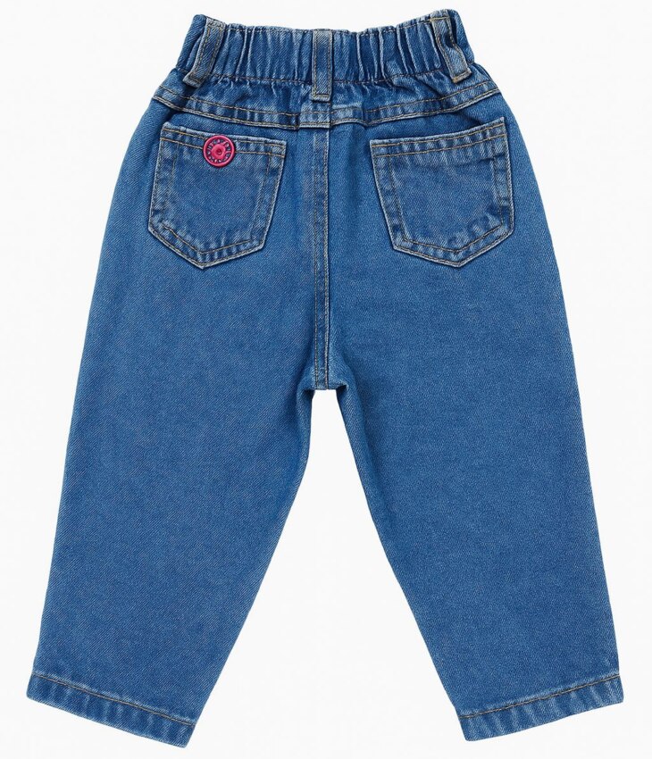 Calça Feminina Jeans Mom om Strass 36364 Z Fernanda Ramos Kids
