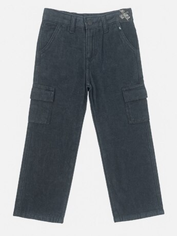 Calça Feminina Jeans Preta Wide Leg 360 Fernanda Ramos Kids