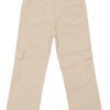 Calça Juvenil Feminina Wide Leg Cargo Bege Fernanda Ramos Kids