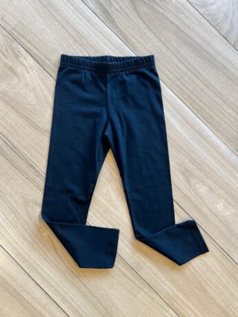 Calça Legging Infantil Feminina em Cotton Preta 0003 Fernanda Ramos Kids