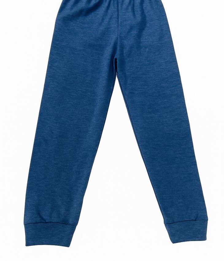 Calça Masculina Infantil Azul Mesclado Fernanda Ramos Kids