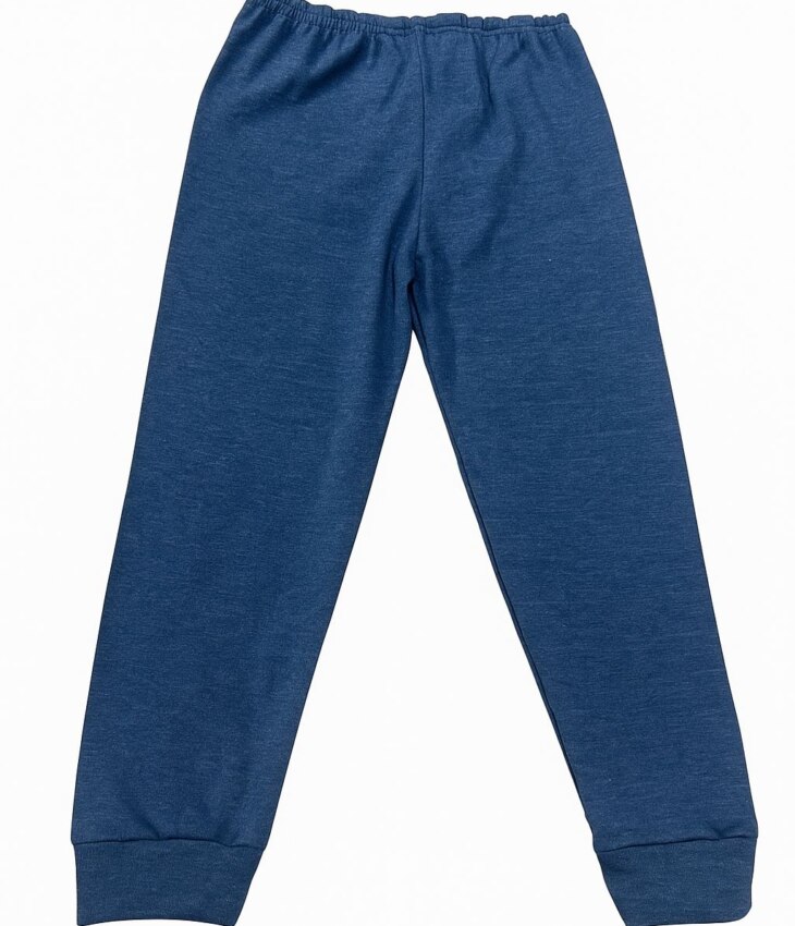 Calça Masculina Infantil Azul Mesclado Fernanda Ramos Kids