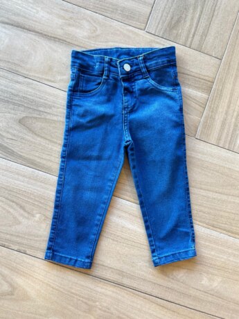 Calça Masculina Infantil Jeans Escuro com Bolso Comfort Fernanda Ramos Kids