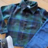 fernandaramoskids com br Camisa Infantil Masculina Manga Longa Xadrez Flanelada Azul1