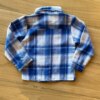 fernandaramoskids com br Camisa Infantil Masculina Manga Longa Xadrez Flanelada Azul2