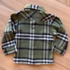 fernandaramoskids com br Camisa Infantil Masculina Manga Longa Xadrez Flanelada Verde Militar2