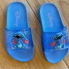 Chinelo Infantil Feminino com Detalhe e Brilho Azul Fernanda Ramos Kids