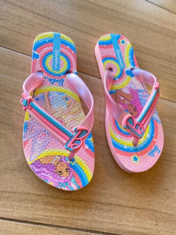 Chinelo Infantil Feminino de Personagem Colorido Fernanda Ramos Kids
