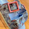 Chinelo Infantil Feminino Duas Tiras Estampado em Tons Azuis Fernanda Ramos Kids